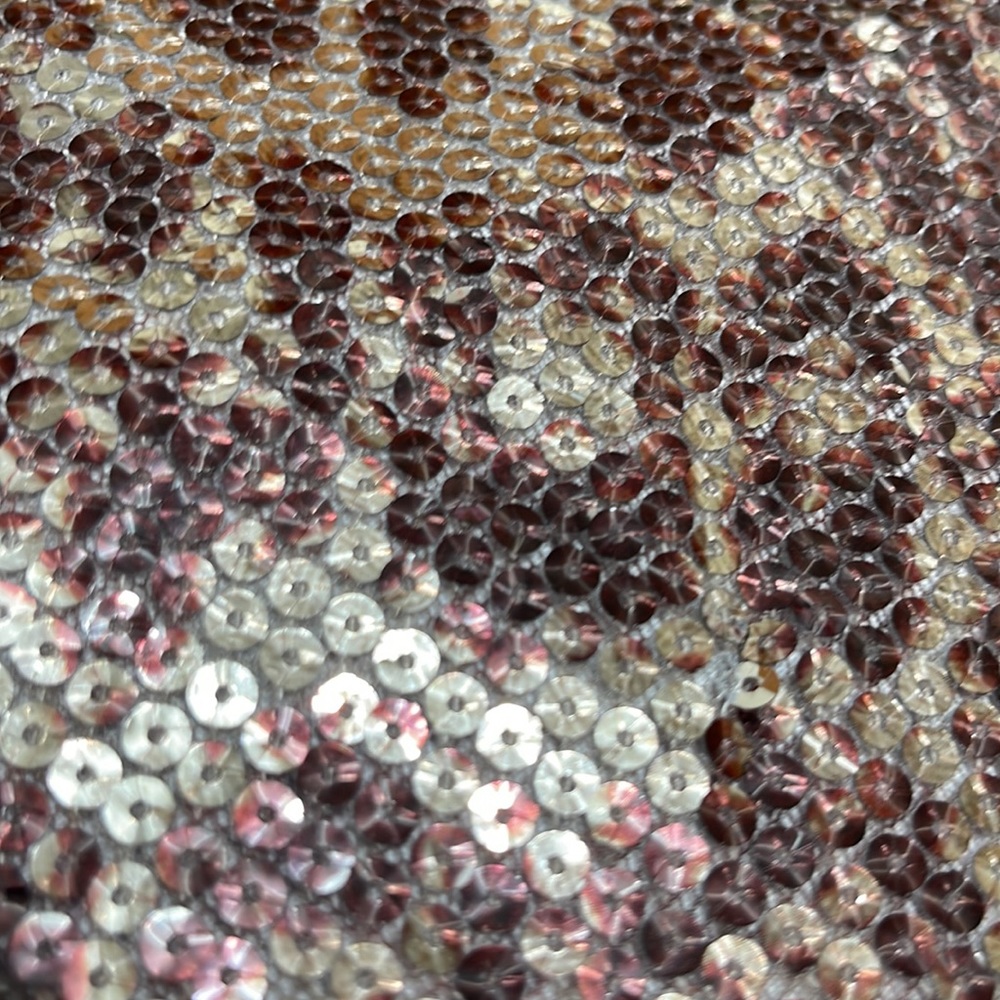 Cache Sequined Animal Print Top - Sz M - image 2